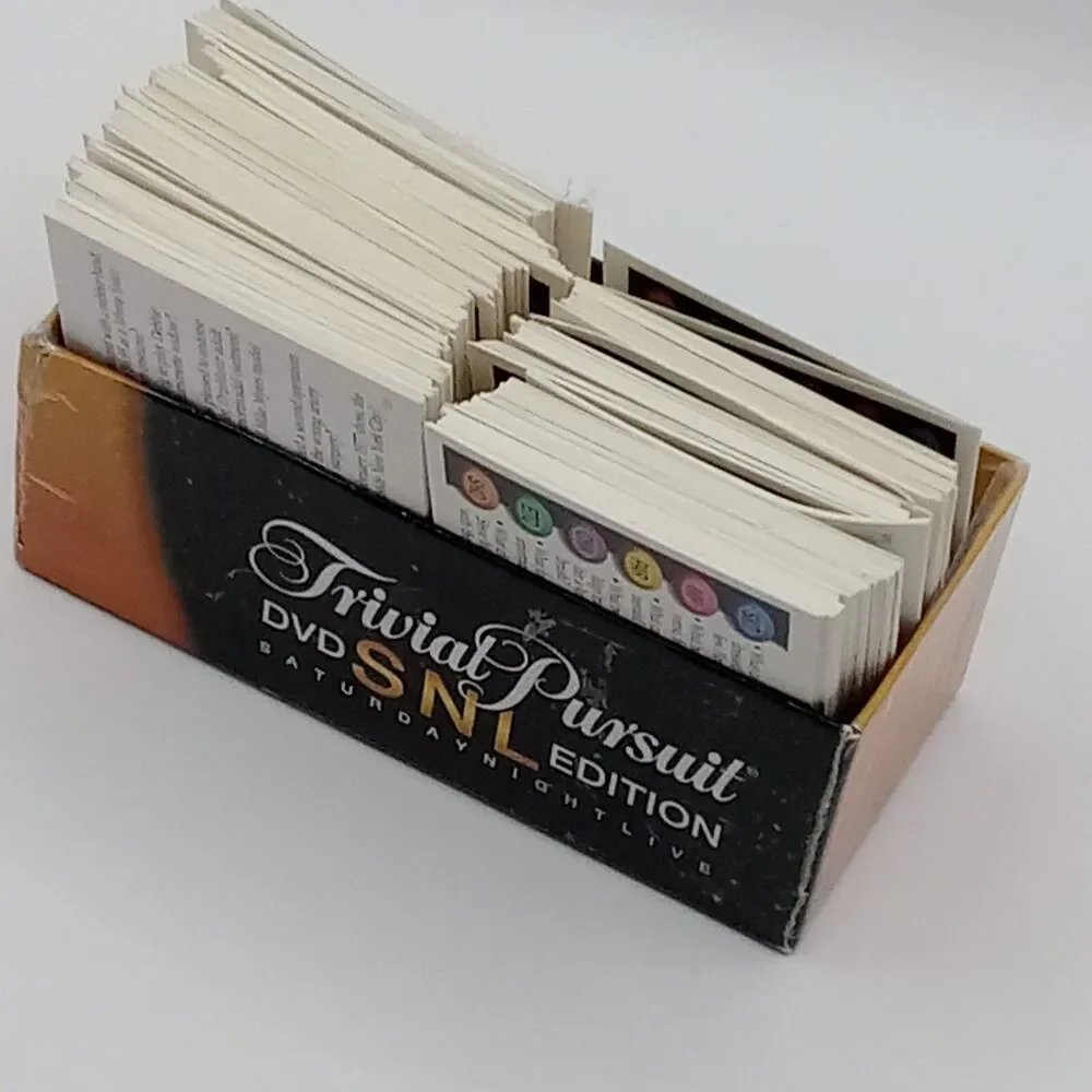 SNL Trivial Pursuit TV Trivia Cards ONLY Saturday Night Live game